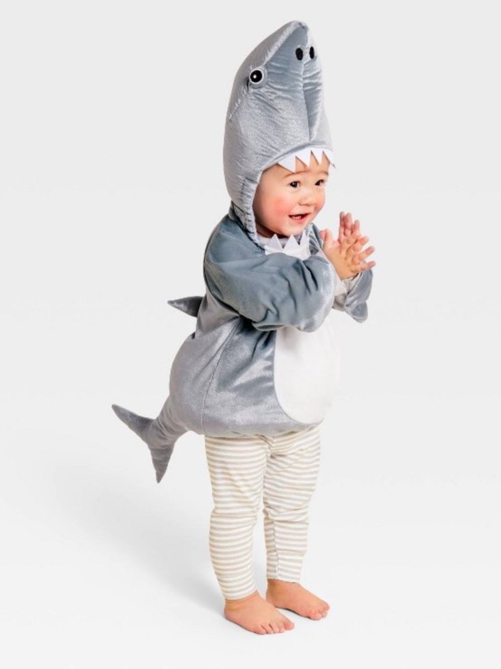 Hyde & Eek! Kids Gray Shark Costume NWT 6-12 Months Halloween